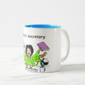 Tasse, Sekretär, am besten Zweifarbige Tasse (VorderseiteRechts)