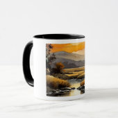 Tasse - Serene Nature-Inspiriert Kaffee-Cup (Vorderseite Links)