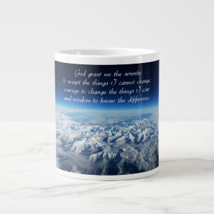Tasse "Serenity Prayer & Mountains"