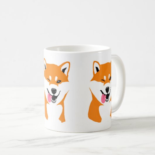 Tasse Shiba inu Guiño. (VorderseiteRechts)