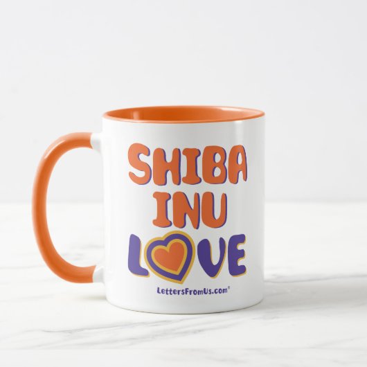 Tasse "Shiba Inu Liebe" (Links)