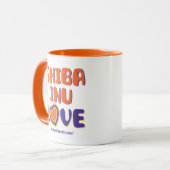 Tasse "Shiba Inu Liebe" (Vorderseite Links)