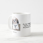 Tasse Shih Tzu - mit zwei Bildern und einem Motiv (Vorderseite Links)