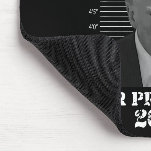 Tasse Shot - Donald Trump-Tasse schoss für Präside Mousepad (Ecke)
