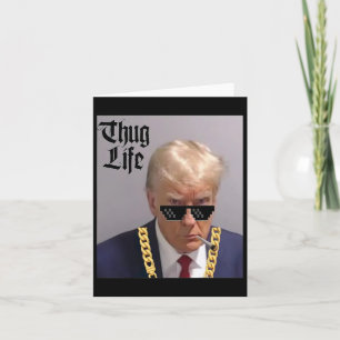 Tasse Shot - Donald Trump Tasse Shot - thug Life - Karte