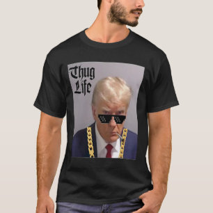 Tasse Shot - Donald Trump Tasse Shot - thug Life - T-Shirt