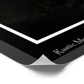 "TASSE SHOT" Mops Poster (Ecke)