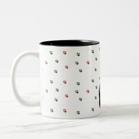 Tasse - siamesische Katzen-Weihnachten (Links)
