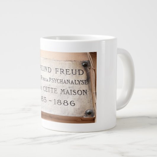 Tasse Sigmund Freud Paris Placque (Vorderseite Rechts)
