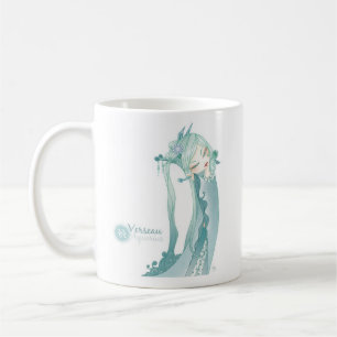 Tasse signiert astrologisches Verseau