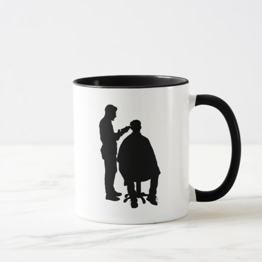 Tasse Silhouette für Barber (Rechts)