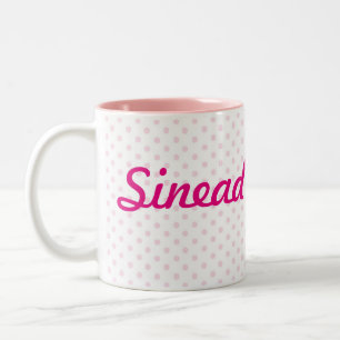 ♥ TASSE ♥ SINEAD rosa Polkapunkt girly girlie
