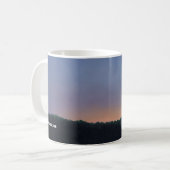 Tasse - sinkend in Blau (Vorderseite Links)