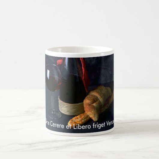 Tasse: Sinus cerere und Libero friget Venus Kaffeetasse (Mittel)