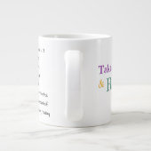 Tasse "Sip & Reset" - Motivierend Karo (Rückseite)