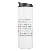 Tasse "Sip & Reset" - Motivierend Karo (Nach rechts gedreht)