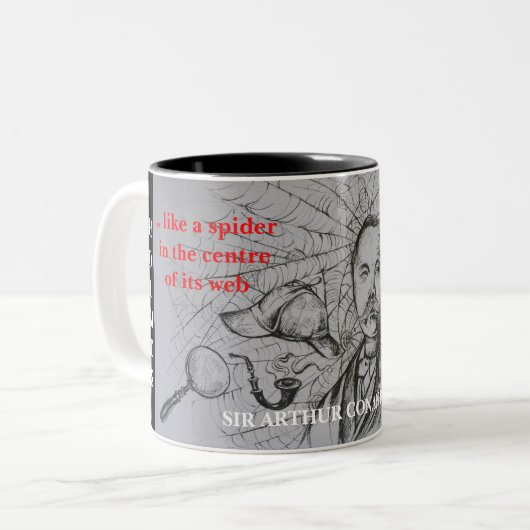 Tasse Sir-Arthur Conan Doyle (Vorderseite Links)