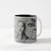 Tasse Sir-Arthur Conan Doyle mit Zitat (VorderseiteRechts)