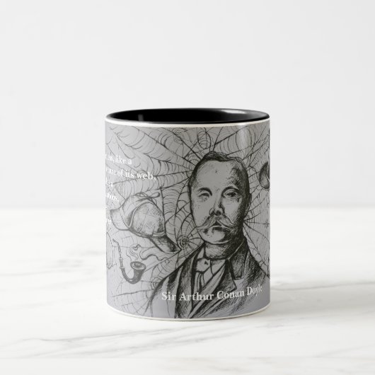 Tasse Sir-Arthur Conan Doyle mit Zitat (Mittel)