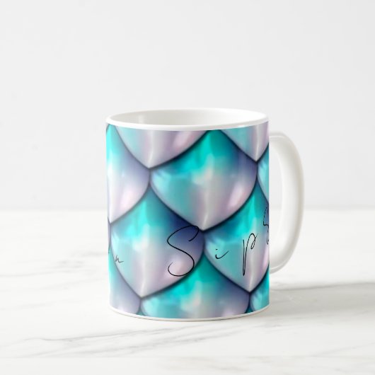 Tasse "Siren Sips" (VorderseiteRechts)