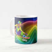 Tasse Skateboarding Girl (Vorderseite Links)