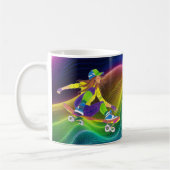 Tasse Skateboarding Girl (Links)