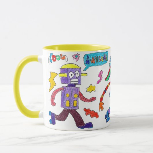 Tasse "Skaten Robots" (Links)