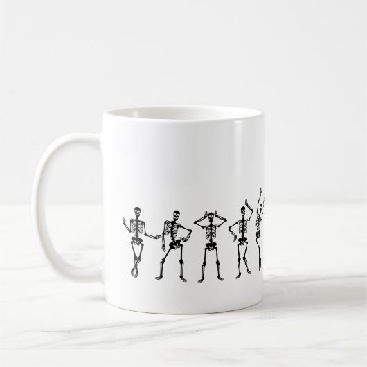 Tasse Skeleton Halloween (Links)