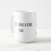 Tasse Skifahren (Vorderseite Links)