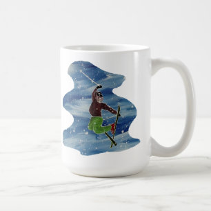Tasse Skifahren