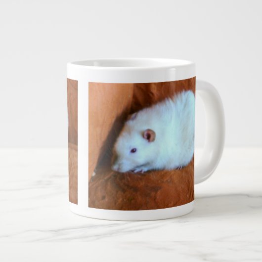 Tasse Snowball White Rat (Vorderseite Rechts)