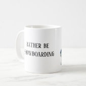 Tasse Snowboarden (Vorderseite Links)