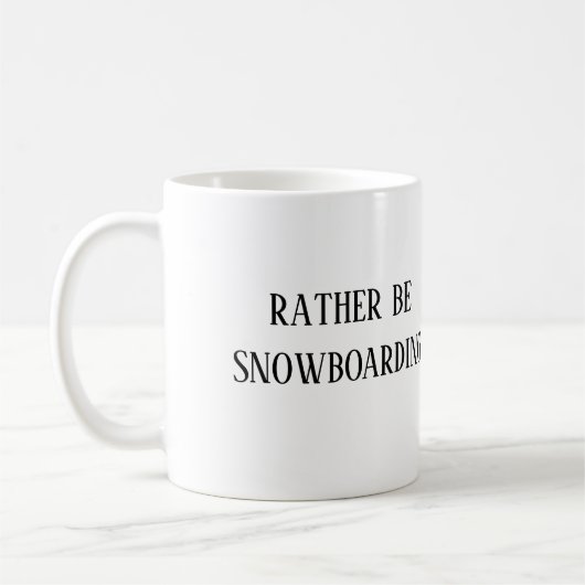 Tasse Snowboarden (Links)