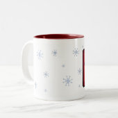 Tasse - Snowman-Dekoration (Vorderseite Links)