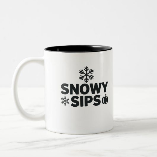 Tasse Snowtups - Saisonale Schneeflocke & Pumpkin  (Links)