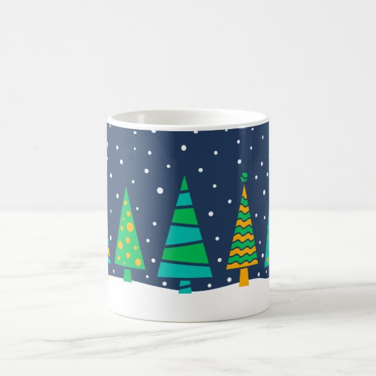 Tasse Snowy Fir Trees (Mittel)