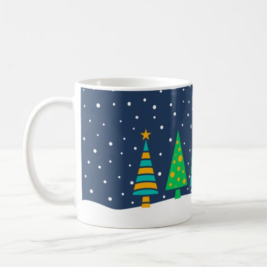 Tasse Snowy Fir Trees (Links)