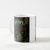 Tasse Snowy grüne Rose1 (Vorderseite Links)