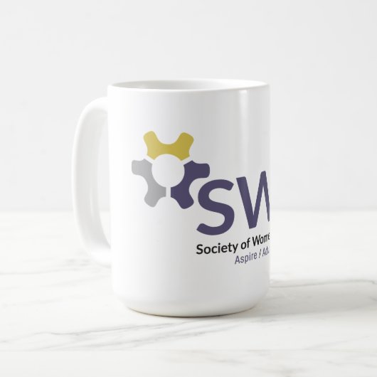 Tasse "Society of Women Engineers"(SWE) (Vorderseite Links)