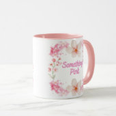 Tasse "Something Pink" - Elegante Blush Wedding (VorderseiteRechts)