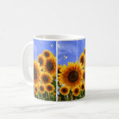 Tasse Sonnenblumen (Vorderseite Links)
