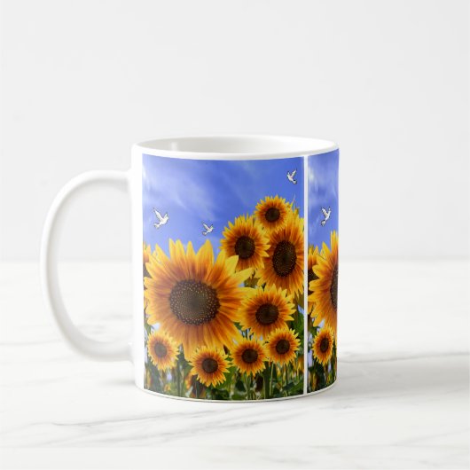 Tasse Sonnenblumen (Links)
