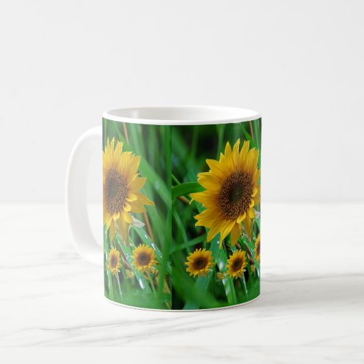 Tasse Sonnenblumen (Vorderseite Links)