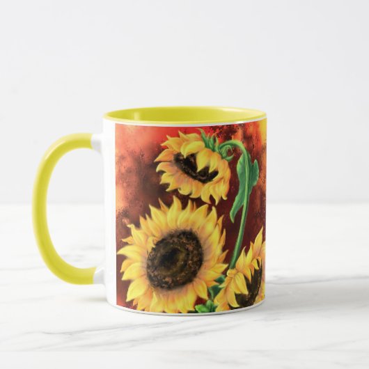 Tasse Sonnenblumen (Links)