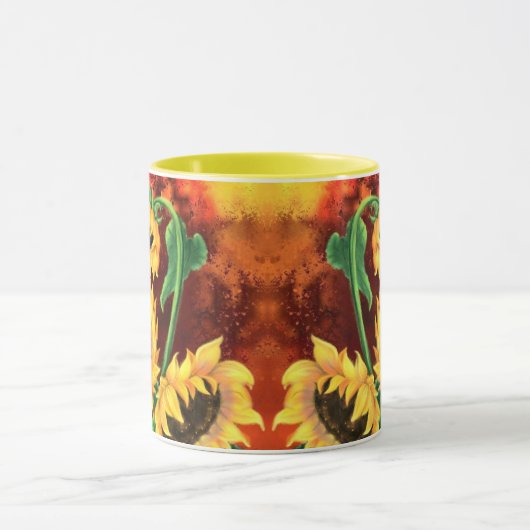 Tasse Sonnenblumen (Zentrum)