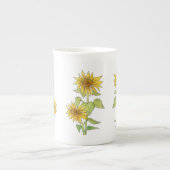 Tasse Sonnenblumen (Vorderseite)