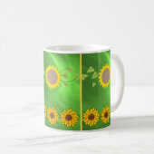 Tasse Sonnenblumen (VorderseiteRechts)
