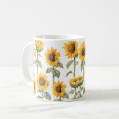 Tasse Sonnenblumen (Vorderseite Links)