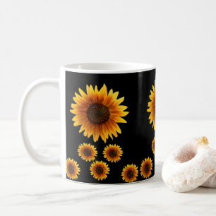 Tasse Sonnenblumen