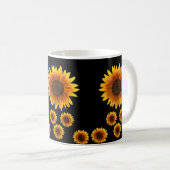 Tasse Sonnenblumen (VorderseiteRechts)
